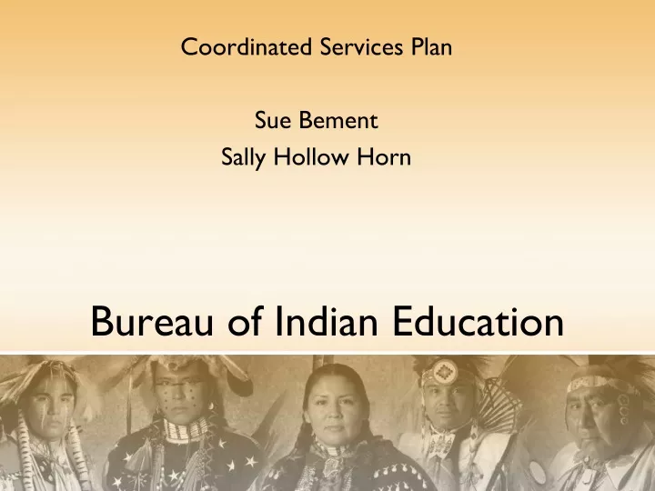 coordinated services plan sue bement sally hollow horn