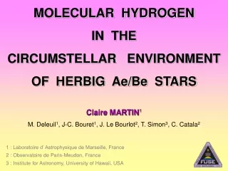 MOLECULAR  HYDROGEN  IN  THE  CIRCUMSTELLAR   ENVIRONMENT  OF  HERBIG  Ae/Be  STARS