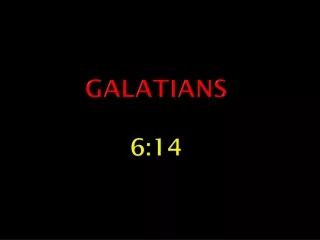 Galatians 6:14
