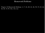 Homework Problems - slide 1