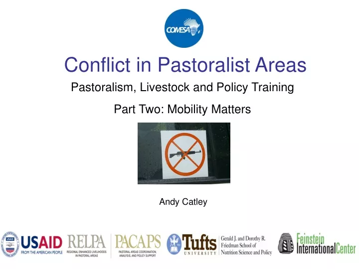 conflict in pastoralist areas