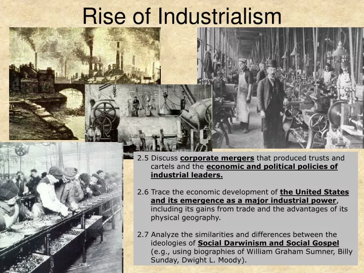 rise of industrialism