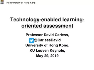 Technology-enabled learning-oriented assessment