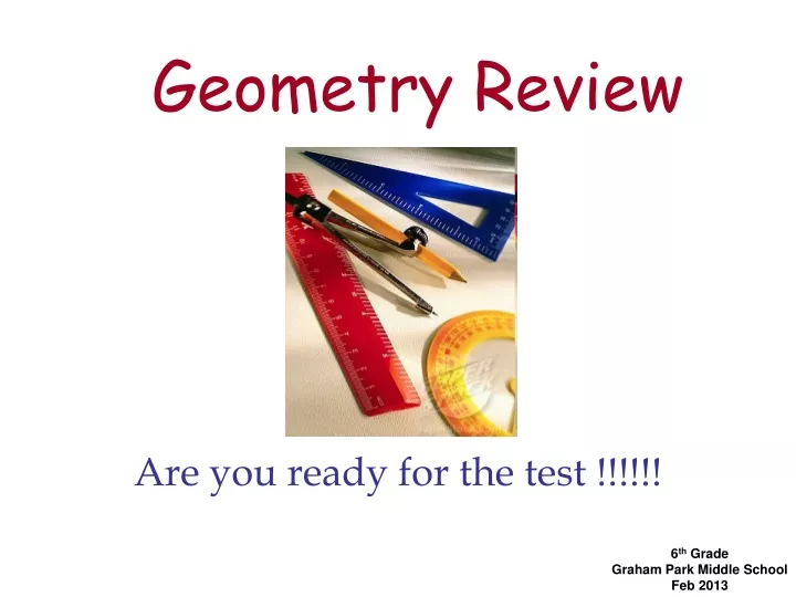 geometry review