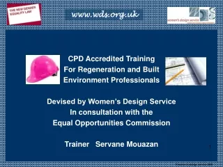 CPD Accredited Training  For Regeneration and Built  Environment Professionals