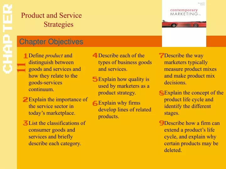 product and service strategies