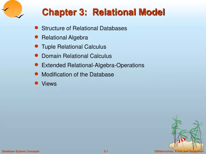 chapter 3 relational model