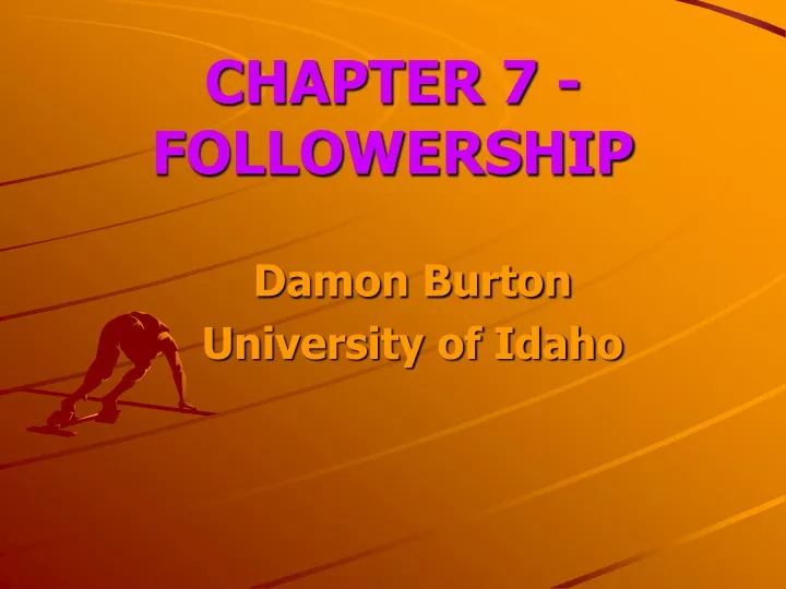 chapter 7 followership