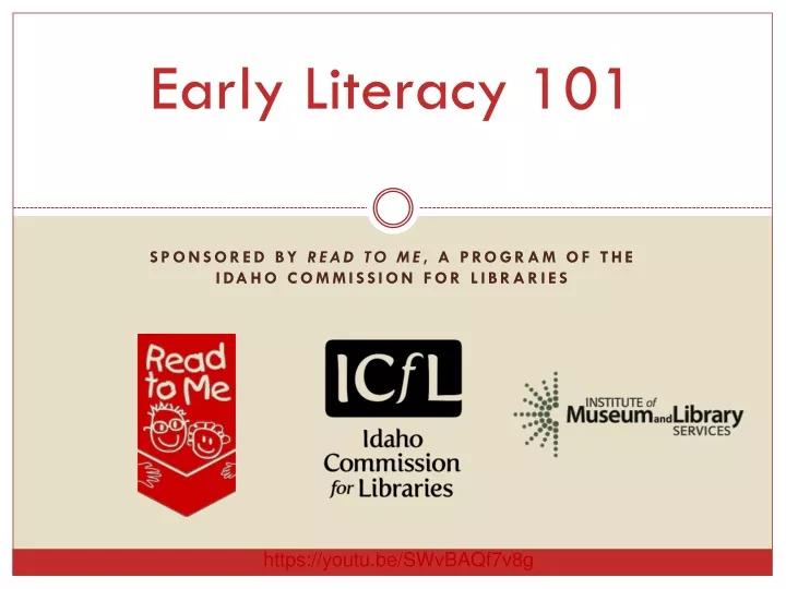 sponsored by read to me a program of the idaho commission for libraries