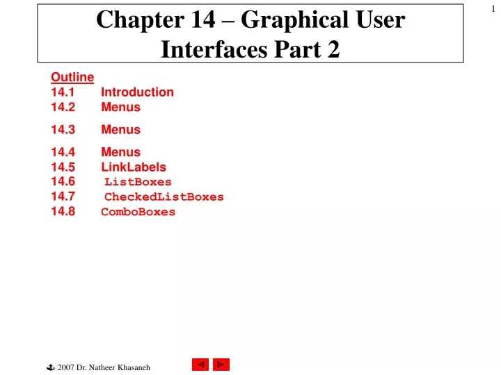 chapter 14 graphical user interfaces part 2