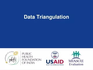 Data Triangulation