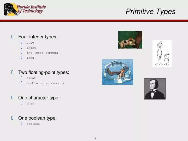 primitive types