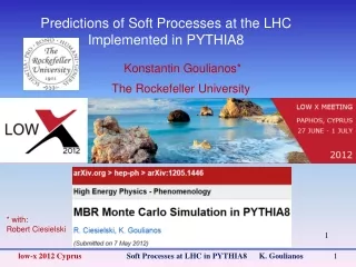 Predictions of Soft Processes at the LHC Implemented in PYTHIA8