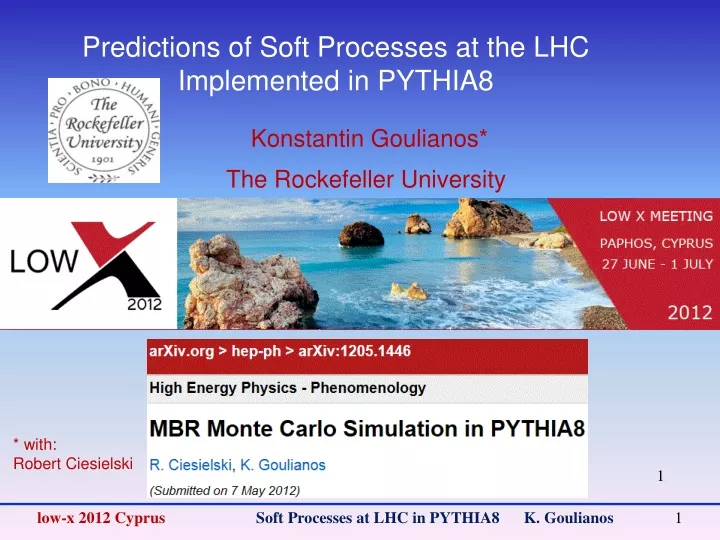 predictions of soft processes at the lhc implemented in pythia8