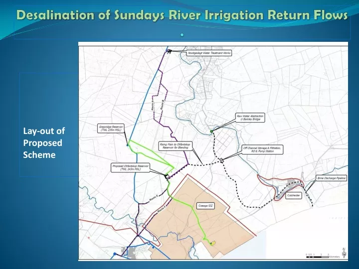 desalination of sundays river irrigation return flows