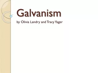 Galvanism