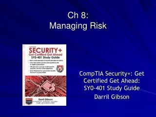 Ch 8:  Managing Risk