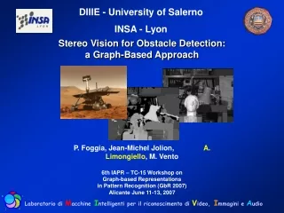 Laboratorio di M acchine I ntelligenti per il riconoscimento di  V ideo, I mmagini e A udio