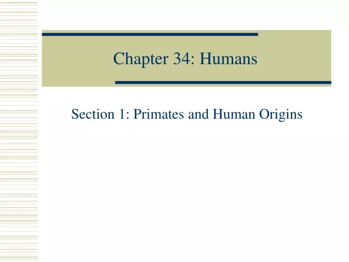 chapter 34 humans