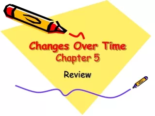 Changes Over Time Chapter 5
