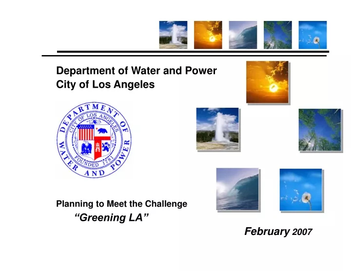 department of water and power city of los angeles