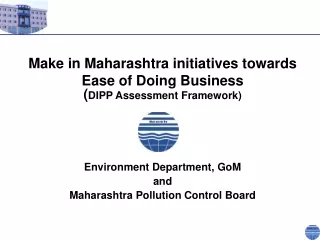 Environment Department, GoM  and  Maharashtra Pollution Control Board