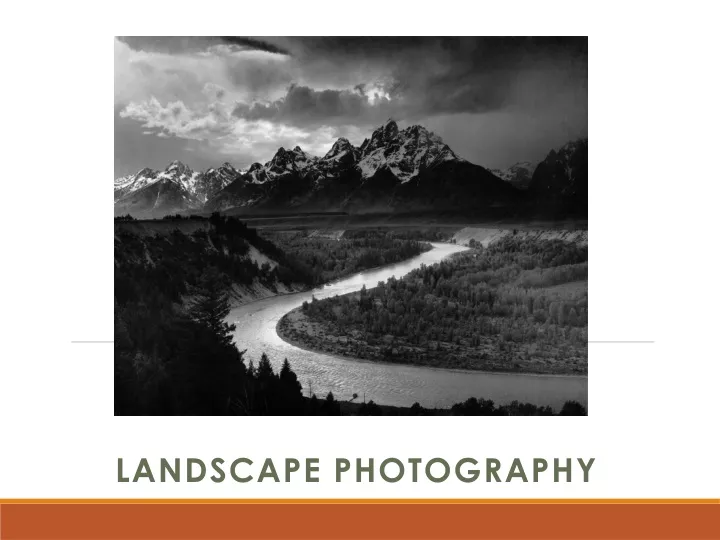 landscape photography
