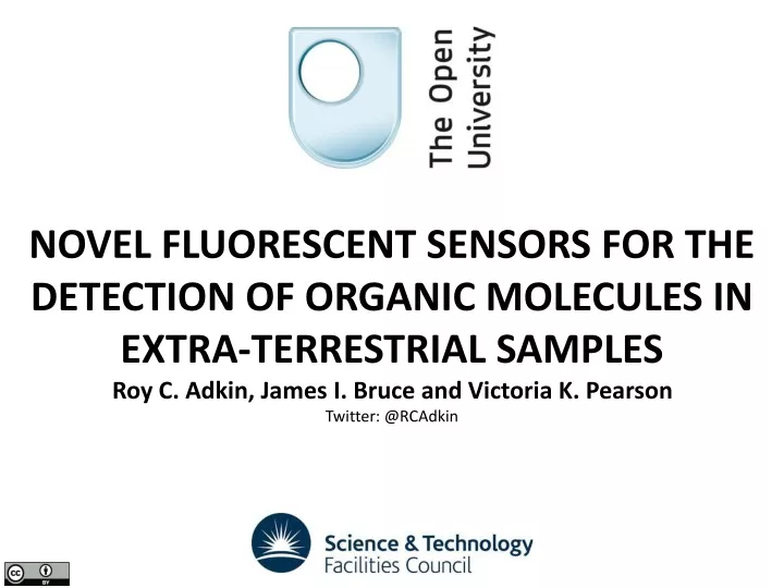 novel fluorescent sensors for the detection