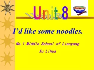 No.1 Middle School of Liaoyang            Xu Lihua
