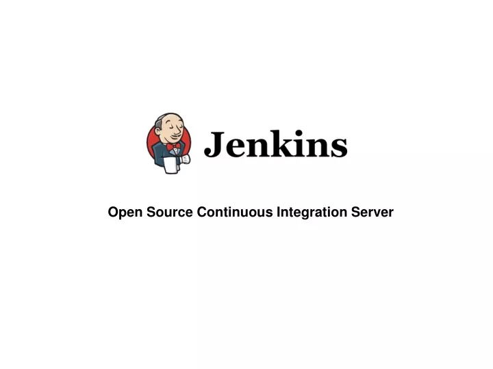 open source continuous integration server