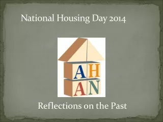 National Housing Day 2014