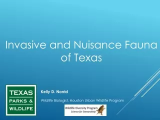 Invasive and Nuisance Fauna  of Texas