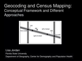 geocoding and census mapping conceptual framework and different approaches