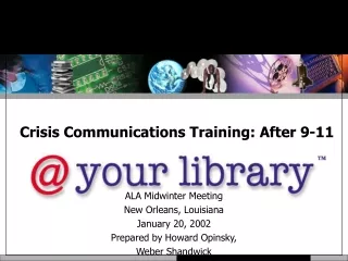Crisis Communications Training: After 9-11