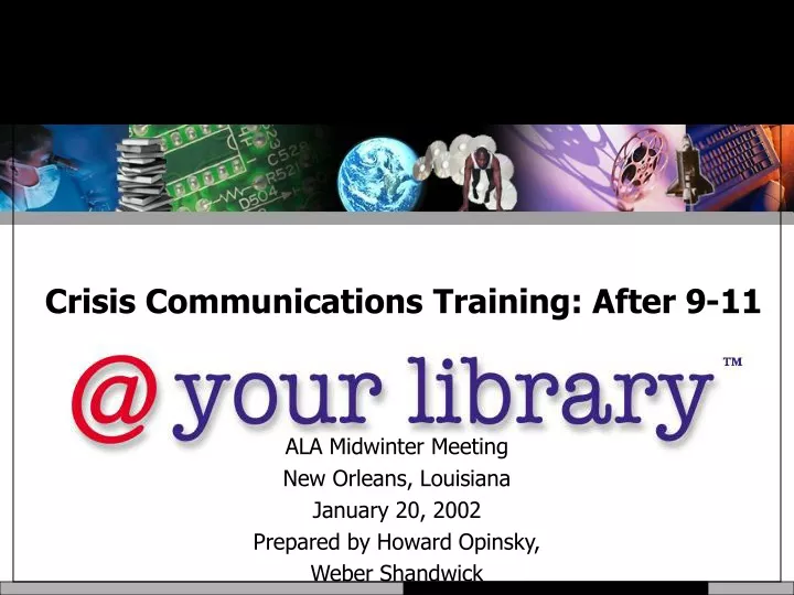crisis communications training after 9 11