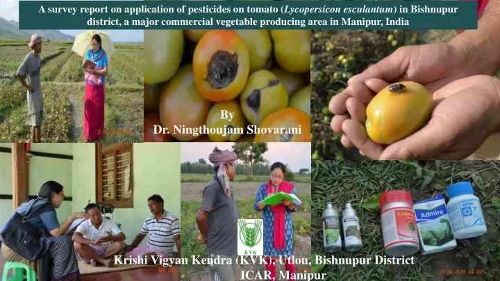 a survey report on application of pesticides