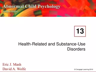 Health-Related and Substance-Use Disorders