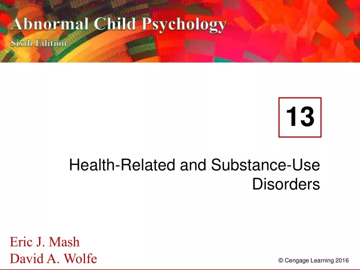 health related and substance use disorders