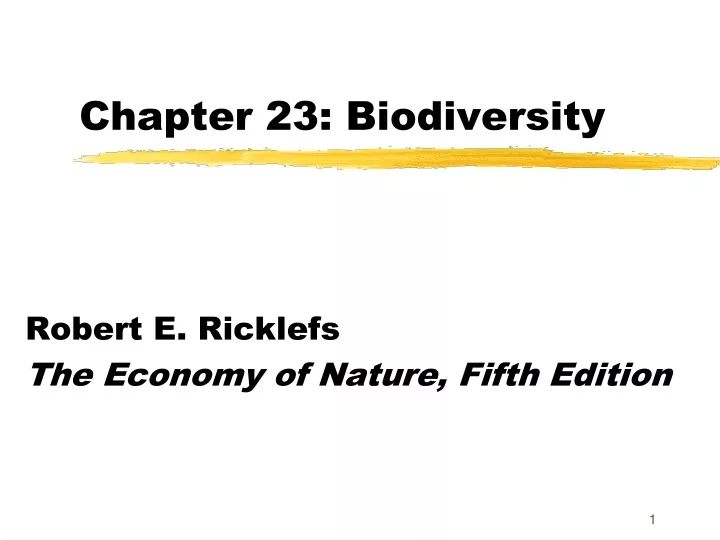 chapter 23 biodiversity