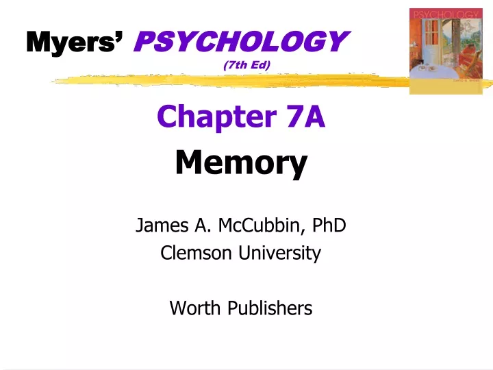 myers psychology 7th ed