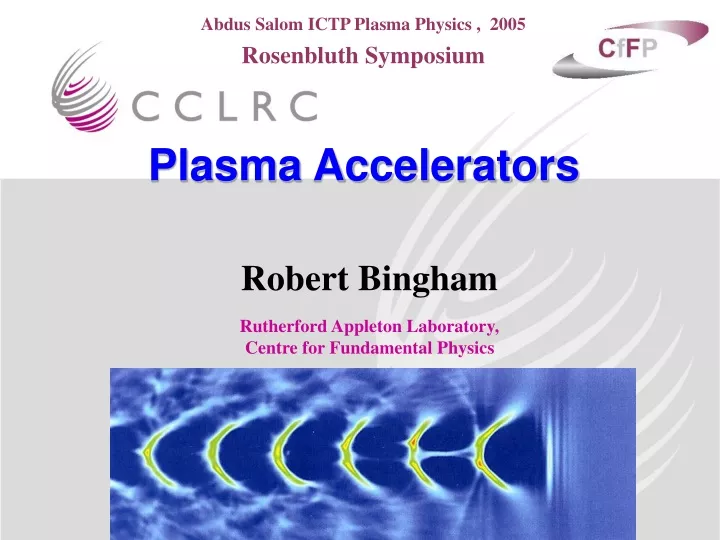 abdus salom ictp plasma physics 2005 rosenbluth