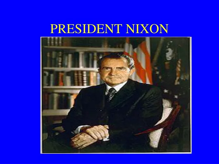 president nixon