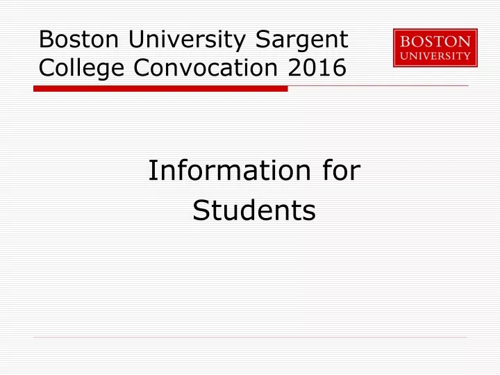 boston university sargent college convocation 2016