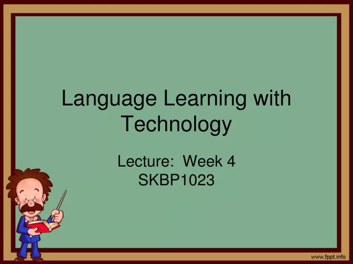 language learning with technology