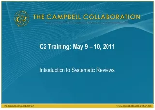 C2 Training: May 9 – 10, 2011