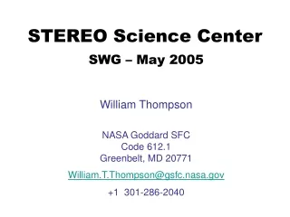 STEREO Science Center