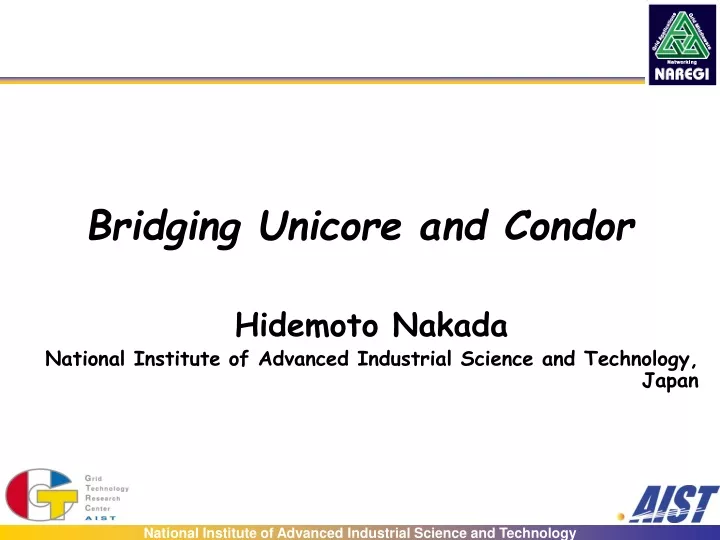bridging unicore and condor