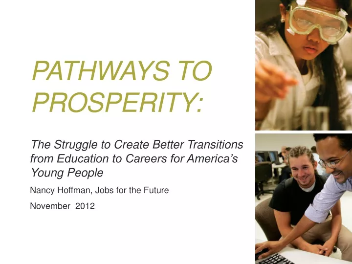 pathways to prosperity