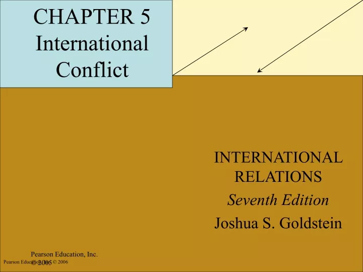 chapter 5 international conflict