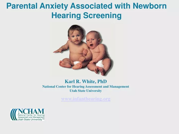 parental anxiety associated with newborn hearing